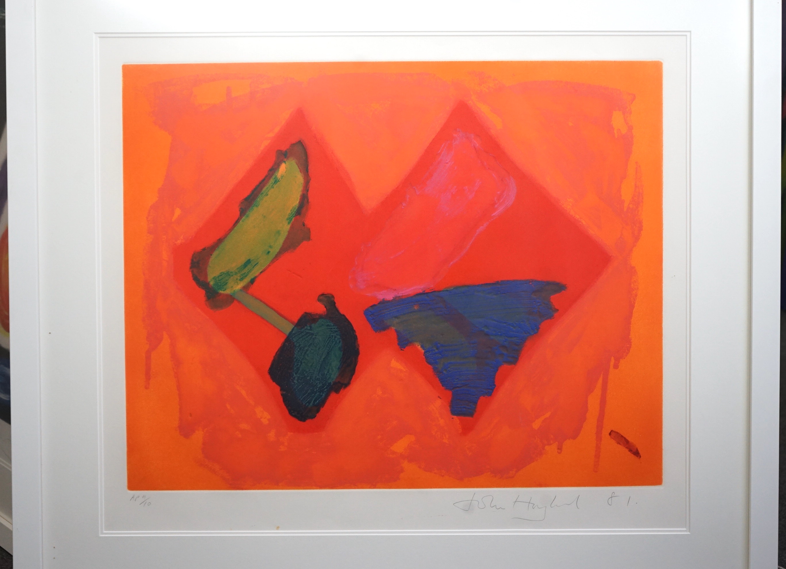 John Hoyland RA (British, 1934-2011), Fly Away, etching with aquatint and carborundum printed in colours, 1981, 56.5 x 71cm